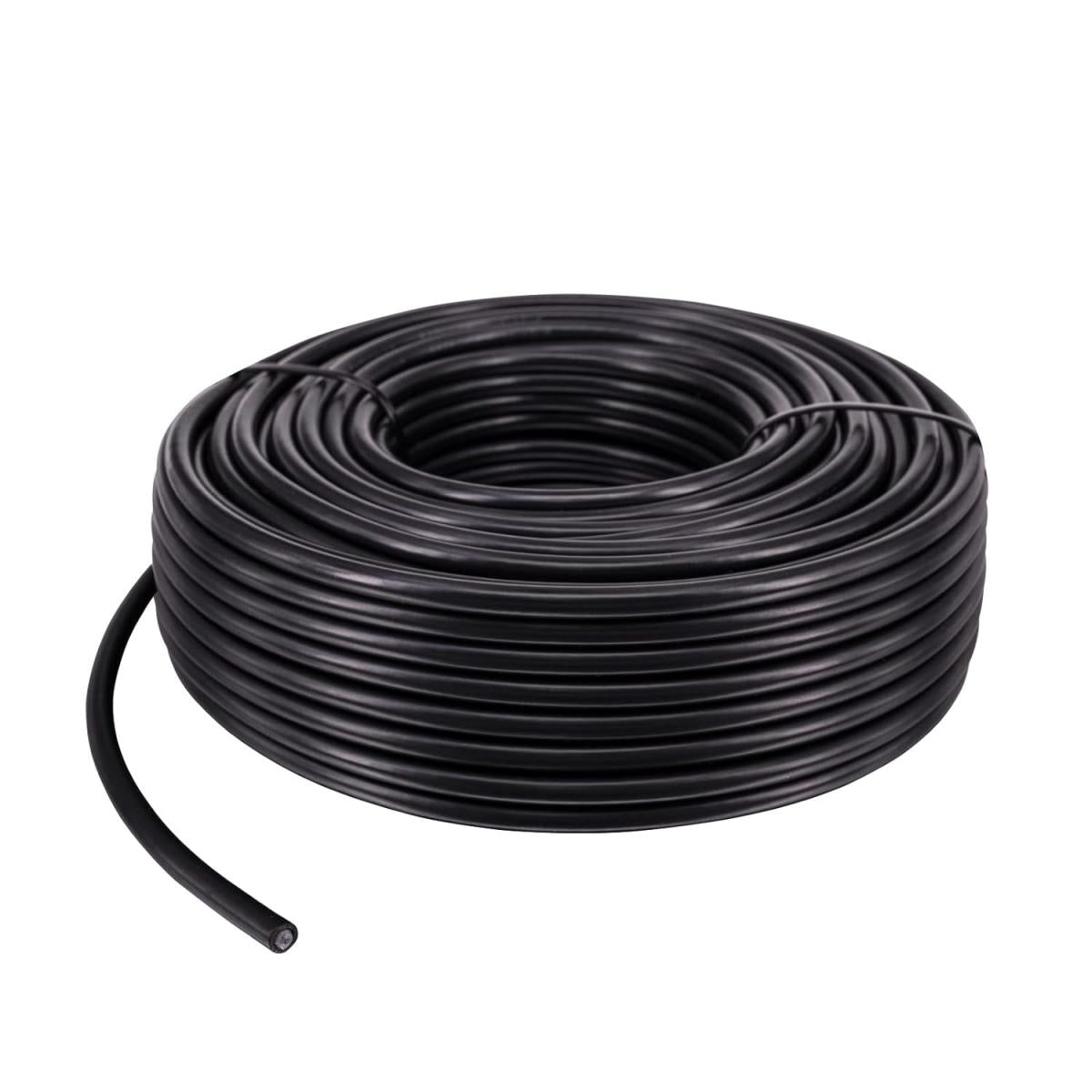 GENERIC Coaxial RG58 Cable 200 meter with Power - Black, cables