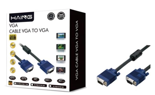 Haing Cb Vga 15m Hd15 Male To Male Vga Video Cable For Tv Computer Monitor 15m