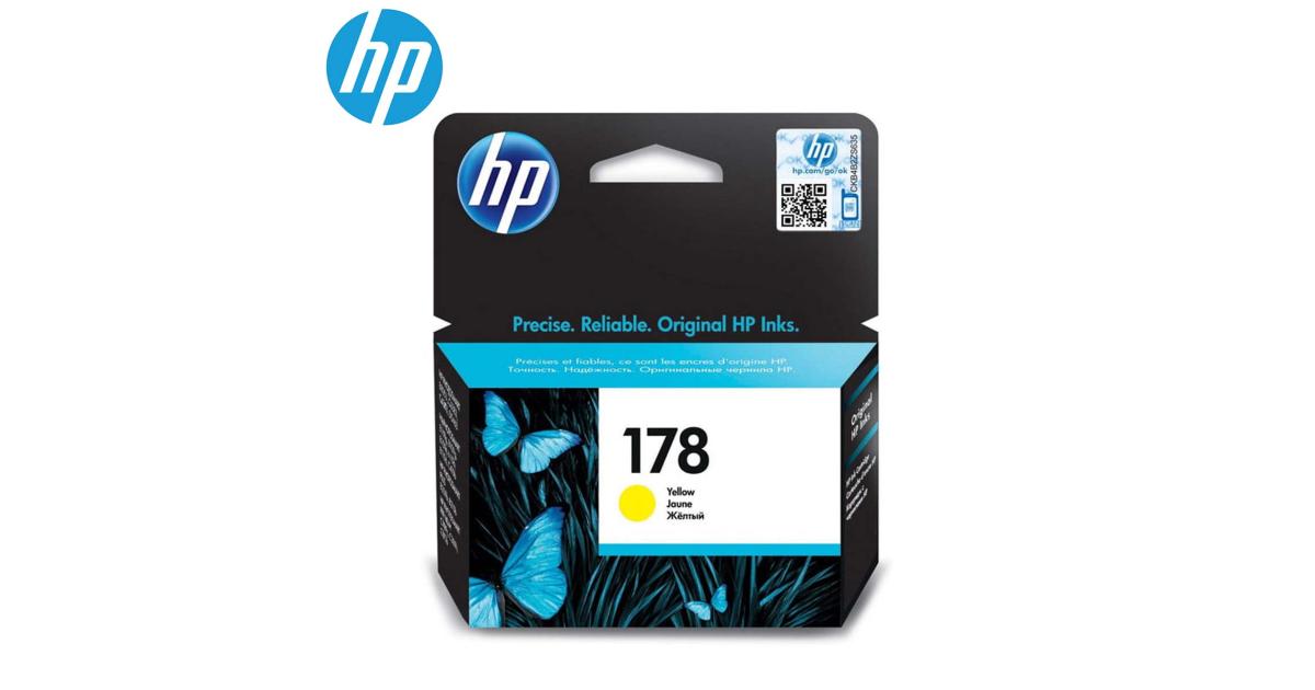 HP CB320HE (178) Yellow Ink Cartridge (Original) - CompuMe