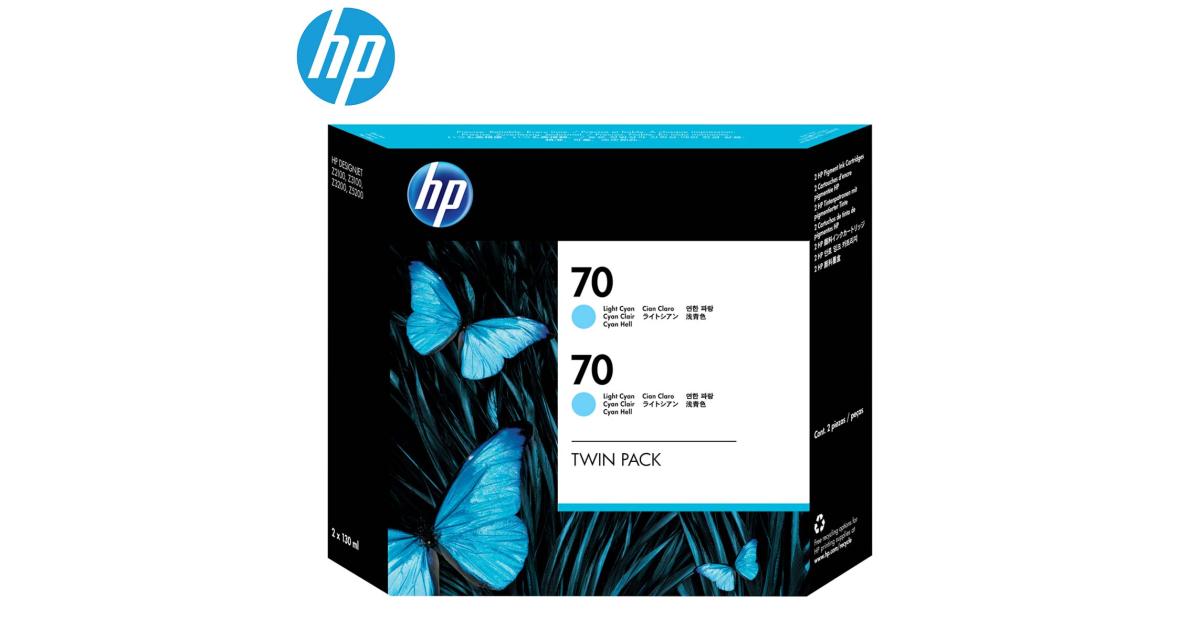 CB351A (70) Ink / Inkjet Cartridge Light Cyan (Original)