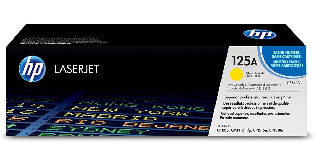 HP 125A Laser Toner Cartridge Yellow(Original) - CompuMe