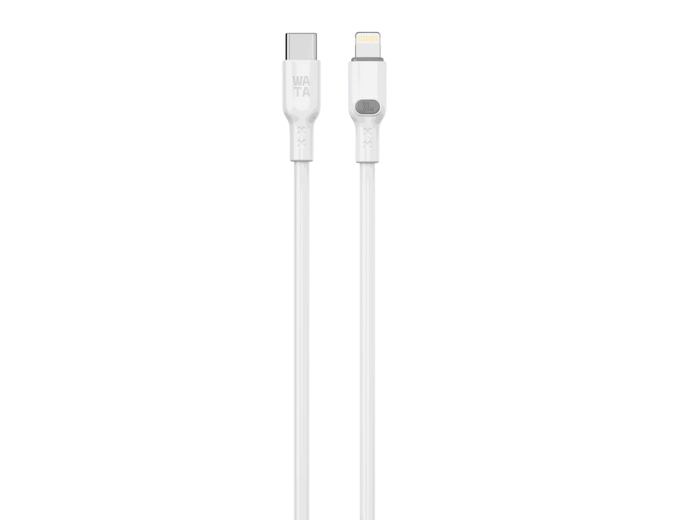 HAVIT CB6281 USB-C to Lightning Silicon Cable for iPhone 1m -White