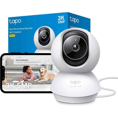 Tapo C230 3k 5mp Indoor Camera, Smart Ai Deteions Person Pet Baby Cry, Pan/tilt 360° View, Security Camera No Monthly Fee, Enhanced Night Vision, Two Way Audio, Works With Alexa & Google