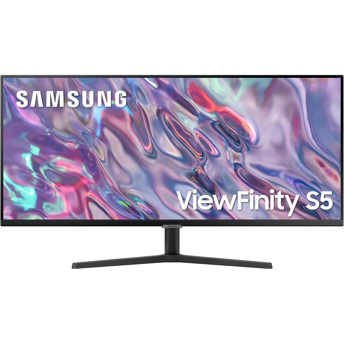 Samsung 34" ViewFinity S5 UltraWide WQHD 100Hz HDR10 FreeSync For Productivity & Immersive Viewing - Black