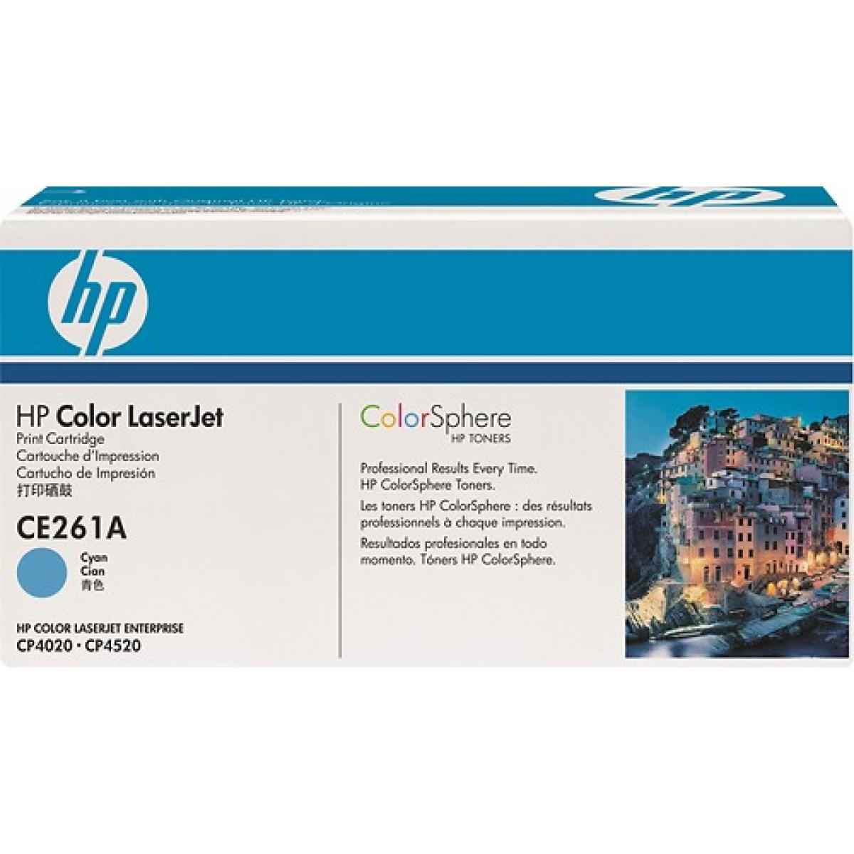 Cartridge HP Laser CE261A Cyan