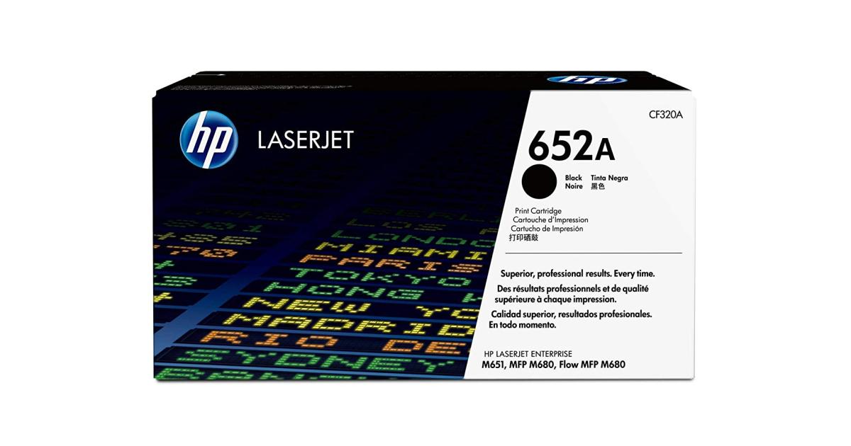 HP CF320A (652A) Laser Toner Cartridge Black (Original) - CompuMe