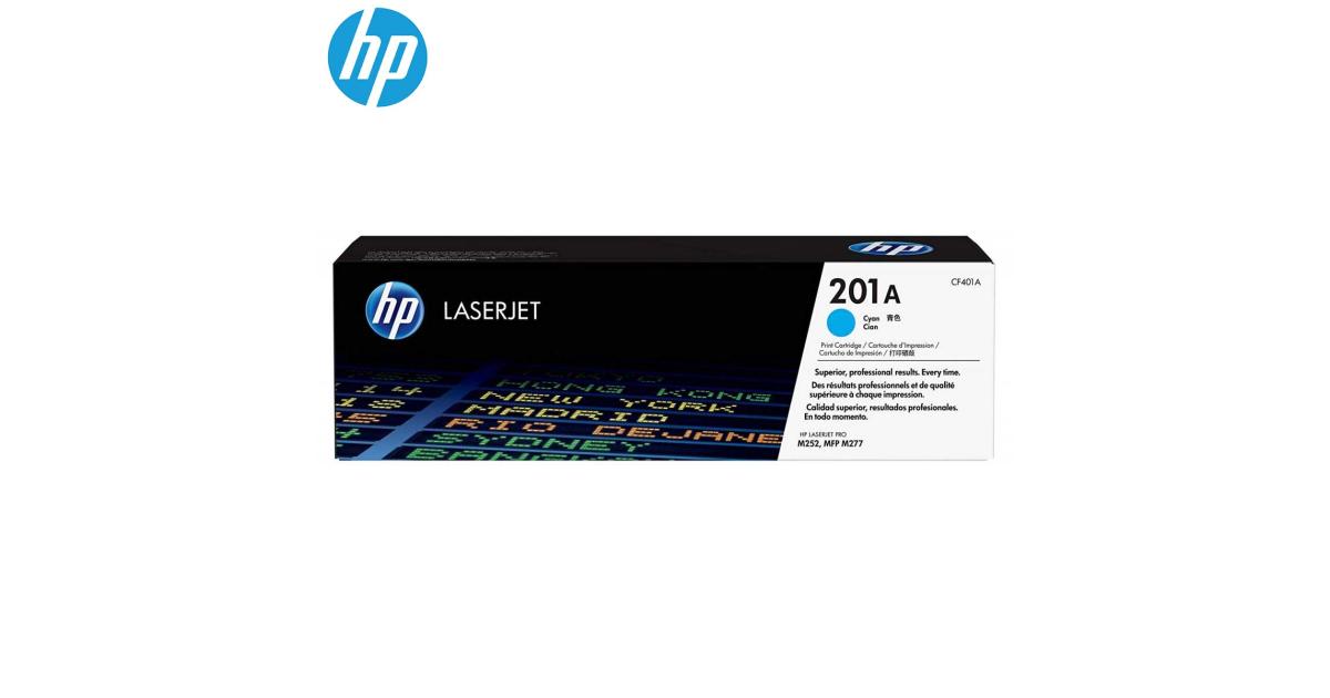 HP CF401A (201A) Laser Toner Cartridge Cyan (Original) - CompuMe