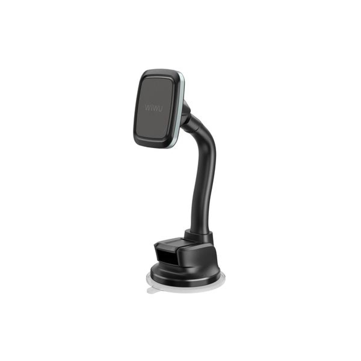 Wiwu Ch 018 Magnetic Flexible Spiral Suion Cup Design Car Phone Holder Black