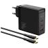 Mcdodo Ch 2913 140w GAN5 Pro Fast Charger with Two USB - C Ports And One USB A Port + 1.2 meter 240w USB - C to USB - C Cable