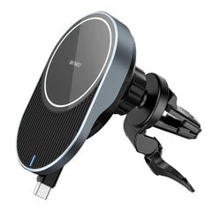 Wiwu Ch 315 Lacey Magnetic Magsafe Wireless Charging 15w, 1.67a Car Phone Holder - CompuMe