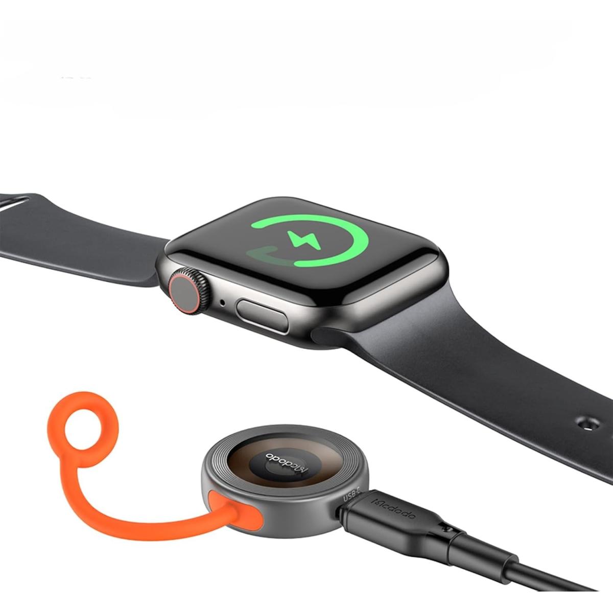 Mcdodo Ch 6840 Dual Input Apple Watch Wireless Charger Black Mcdodo Ch 6840 Dual Input Apple Watch Wireless Charger Black