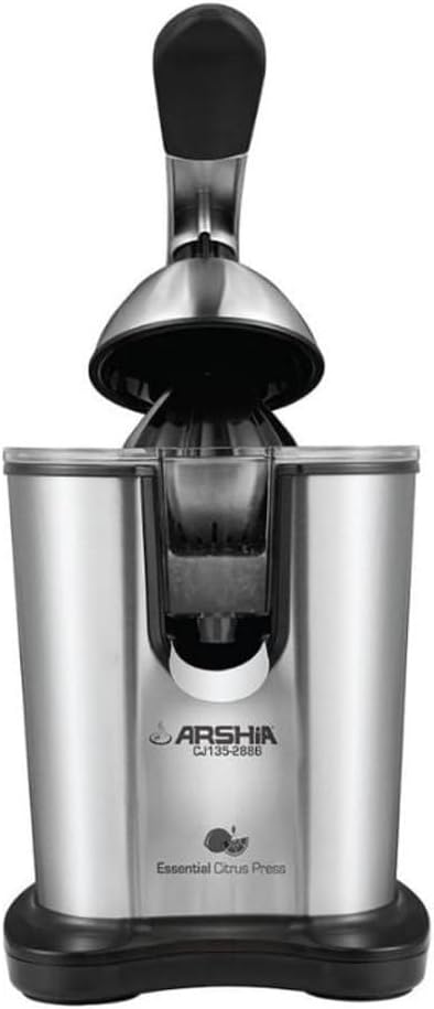 Arshia Electric Citrus Juicer – 300W Power – Stainless Steel