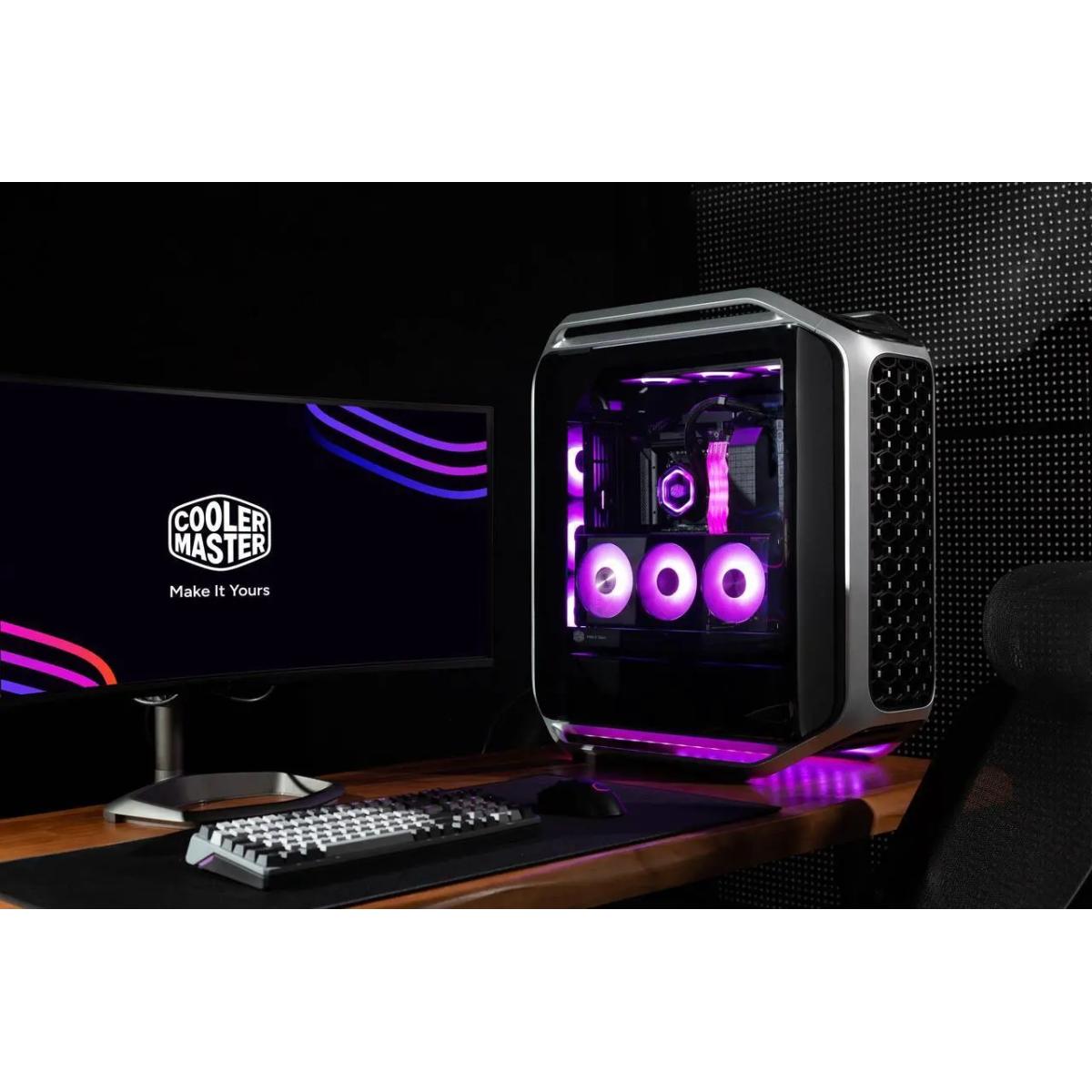 Cooler Master PC case for desktop computer builds and component installation