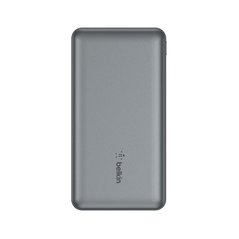 Belkin Portable Charger, USB-C Power Bank 10000mAh - Grey