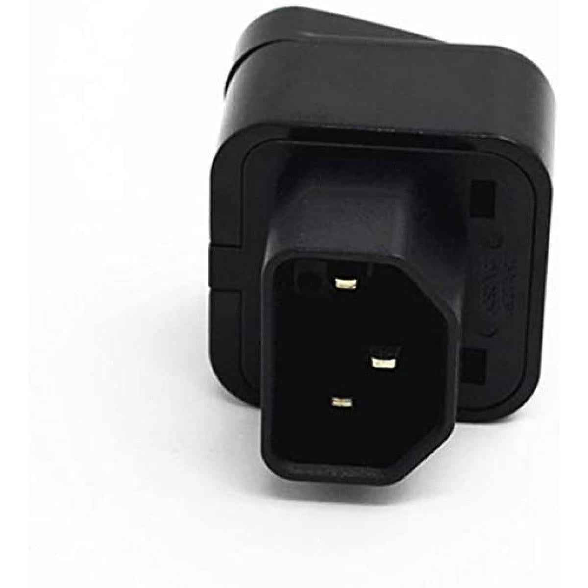 C13 Male to Universal Female Socket Power Adapter Converter