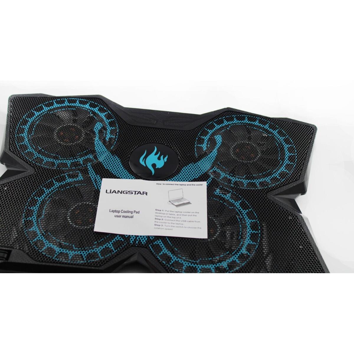 LIANGSTAR 4 Cooling Fans 5V Size 5.5 inches Laptop Cooling Pad