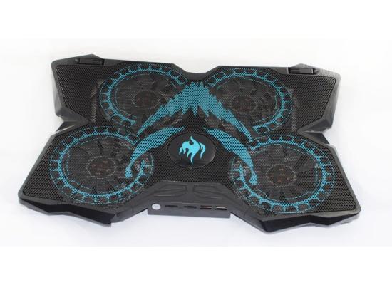 X8 12" to 17" RGB 6 Fan Gaming Cooling Pad