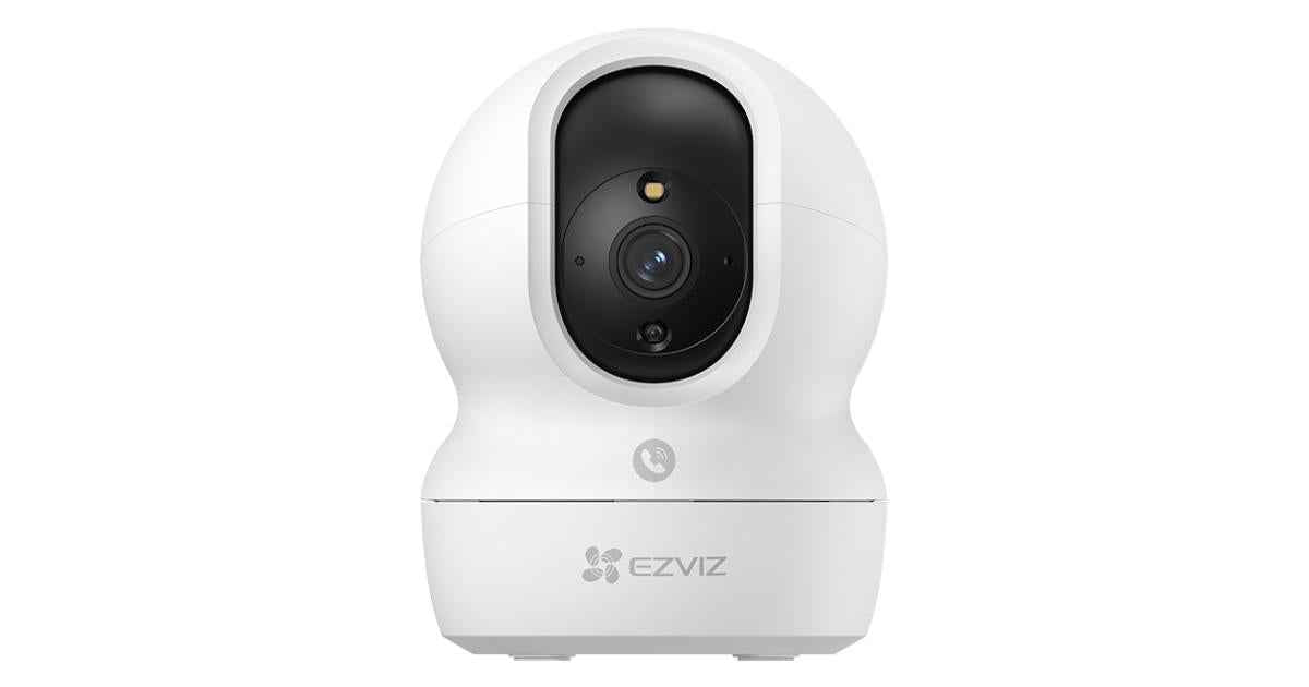 EZVIZ CP1 Pro 4K Smart Wi-Fi Pan & Tilt Camera – 8MP Resolution | Color Night Vision | Touch Call Button | Wi-Fi 6
