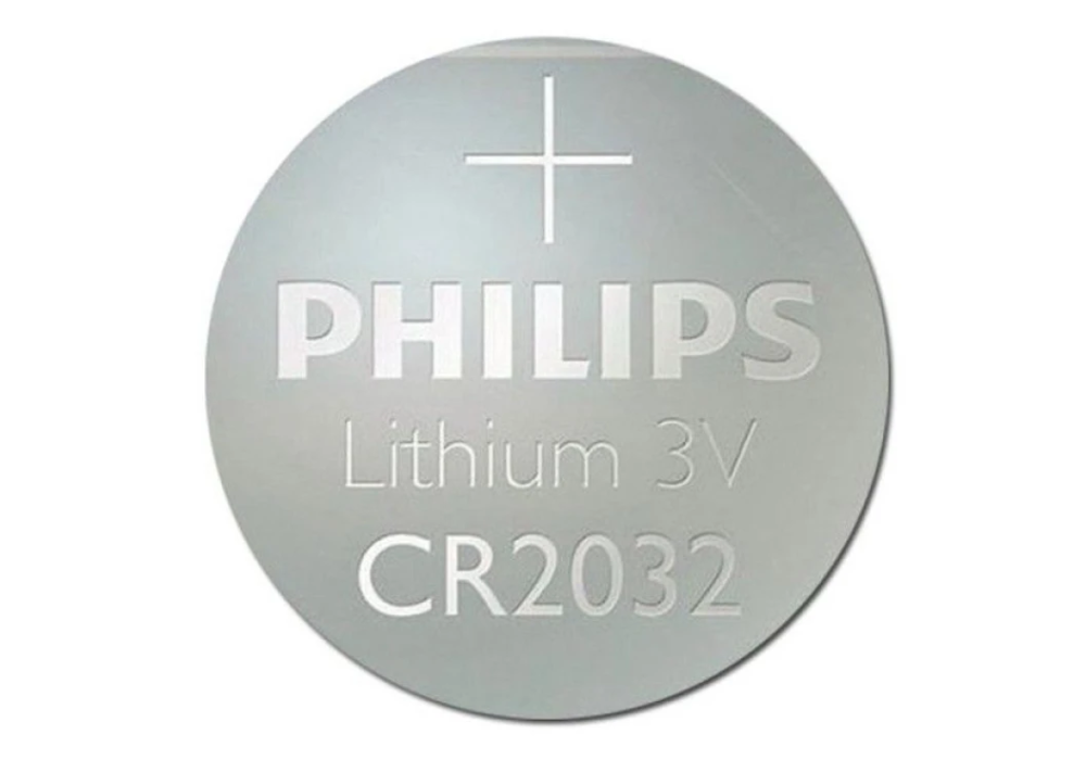 Philips Lithium Cell Button Batteries CR2032