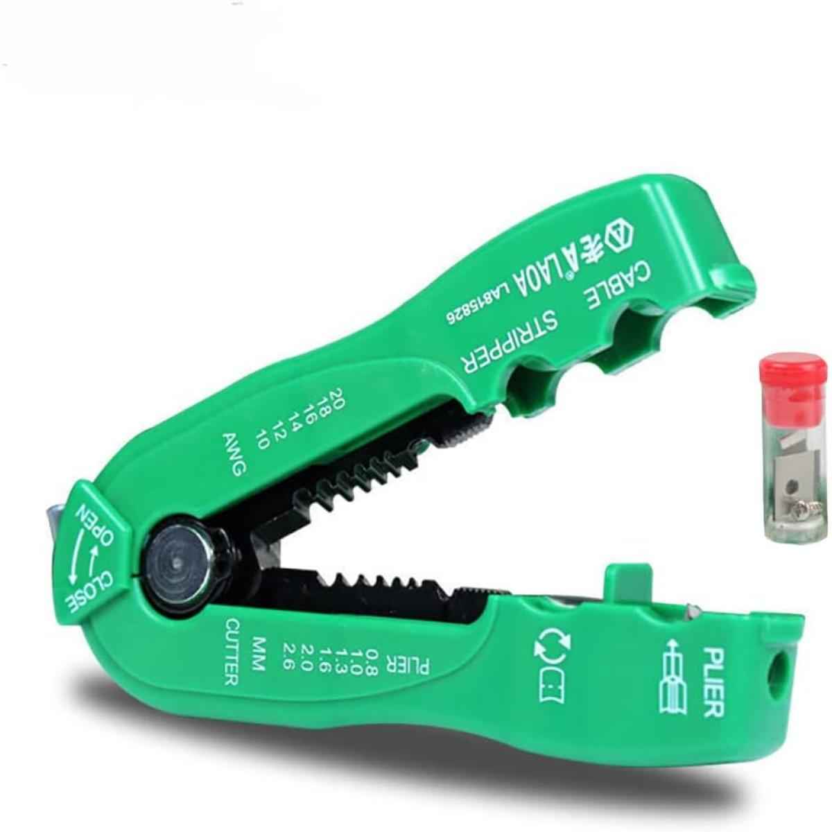 GENERIC LAOA LA815826 Wire Cutter Multifunction Cable Stripper Line Wire Stripping Crimp Tool