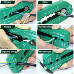 GENERIC LAOA LA815826 Wire Cutter Multifunction Cable Stripper Line Wire Stripping Crimp Tool