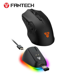Fantech Cruiser II WG11V2RD Wireless Gaming Mouse 2400 DPI with Charging Dock Black