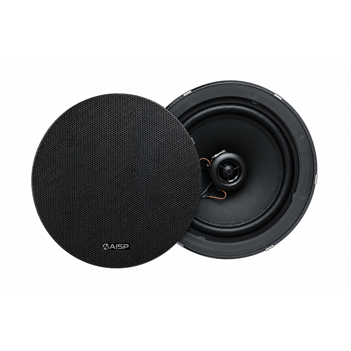 AISP CS-651B 6.5" ABS Coxial Frameless Ceiling Speaker 10W -Black