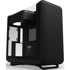 HYTE X50 ATX Mid Tower Modern Performance Case, Micro Mesh Ventilation, Thick Laminated Acoustic Glass (Pitch Black) | CS-HYTE-X50G-BB |