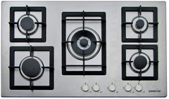 SuperChef Hob 90cm 5Burners Full Safety