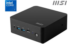MSI Cubi NUC 1M (2024) Mini PC Barebone 0.8L Intel Core 7 150U 10-Cores For Home & Business w/ Supporting up to 4 Displays & DDR5 Memory