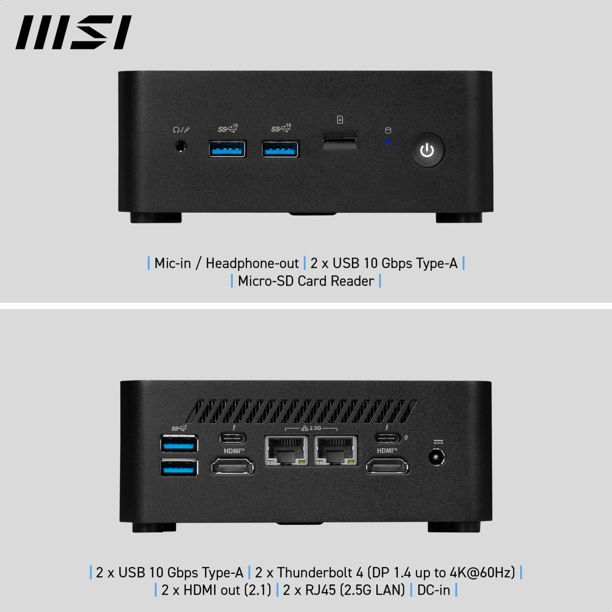 MSI laptop for portable computing