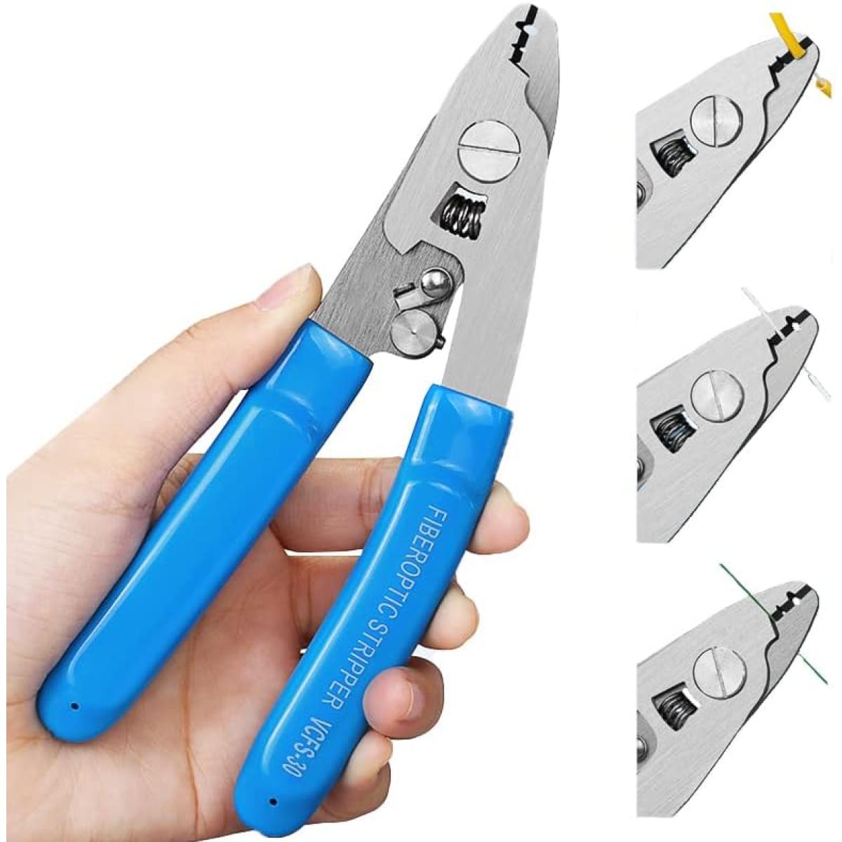 Fiber Optical Cable Stripper Cutter Wire Plier