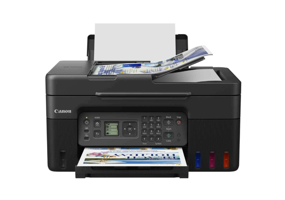 Canon PIXMA G4470 Ink Tank Wi-Fi Wireless A4 4800 x 1200 DPI, 4in1 Copy, Print, Scan, Fax Plus Auto-Documents Feeder, Duplex Black: 6,000 pages / Colour: 7,700 pages