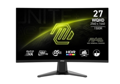 MSI Monitor MAG 27CQ6F Curve 1500R Gaming Monitor 27" 2560 x 1440 (2K) 180Hz HDR Ready Adaptive-Sync Console Mode / 3 Years Warranty