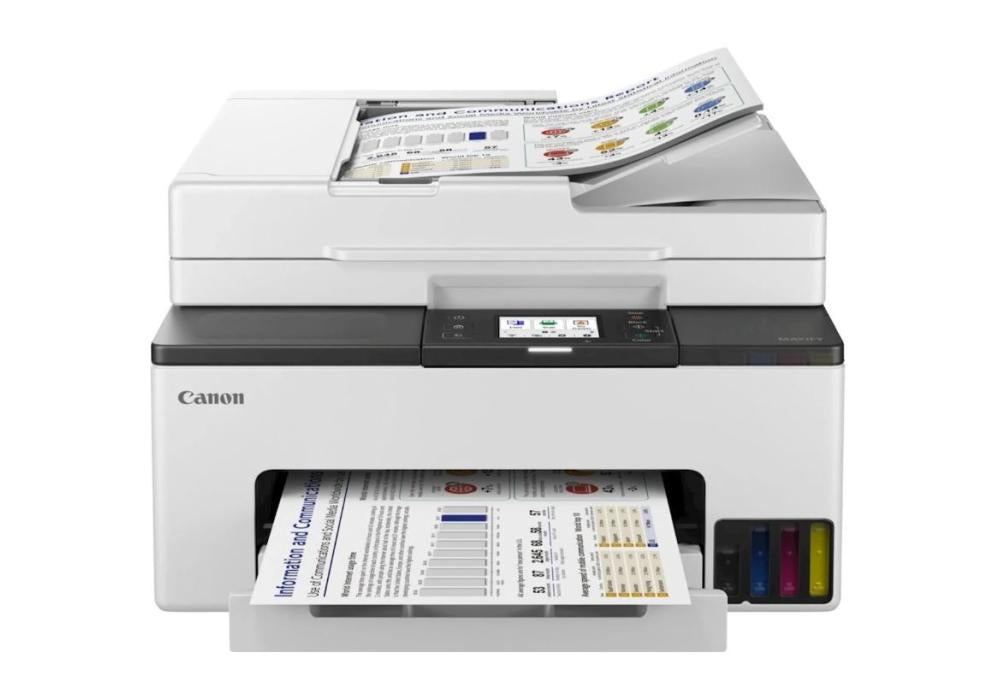 Canon MAXIFY GX2040 Ink Tank All-in-One Wireless & Network Multi-function Machine (Copy/Print/Scan/Fax) w/ Automatic Document Feeder - White Canon MAXIFY GX2040 Ink Tank All-in-One Wireless & Network Multi-function Machine (Copy/Print/Scan/Fax) w/ Automatic Document Feeder - White