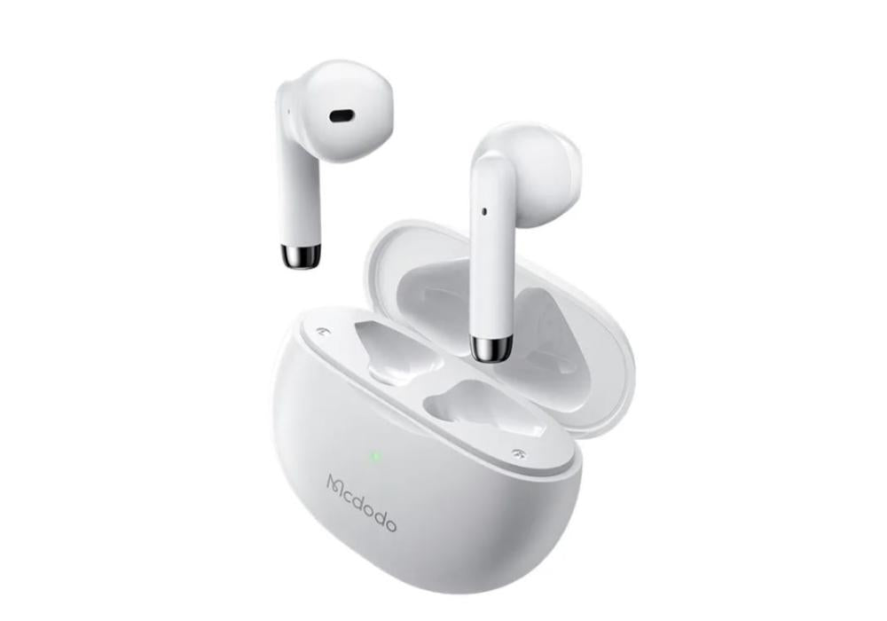 Mcdodo Hp-8030 TWS Bluetooth 5.0 Wireless Headphone Support Wireless Charging (white)