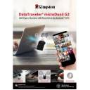 kingston flash OTG 128GB DT MicroDuo 3 Gen2 + microUSB (Android/OTG)