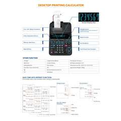 Casio Printing Calculator DR-120R