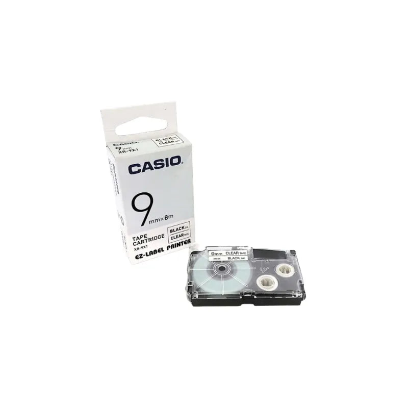 Casio XR-9 Cartridge 9mm Clear Tape
