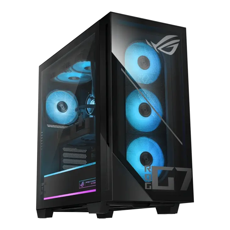 ASUS ROG700 GM700TZ-R9800X133W Gaming PC - AMD Ryzen 7 9800X3D - Asus Prime NVIDIA GeForce RTX 5070TI 16GB GDDR7