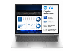 Business Laptop HP ProBook 4 G1iR 14 AI Notebook PC, Intel® Core™ 5 120U, 16GB DDR5, 512GB SSD, 14" FHD+ IPS, Fingerprint, RJ45, Long Battery Life - Pike Silver Aluminum