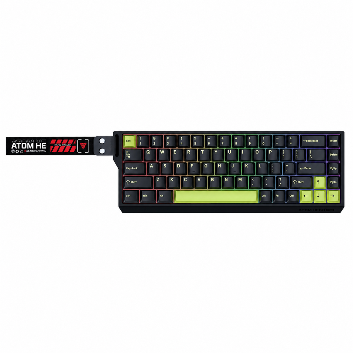 Fantech ATOM HE68 PRO MK922 MORI Magnetic Wireless Keyboard Black – Emerald Switch