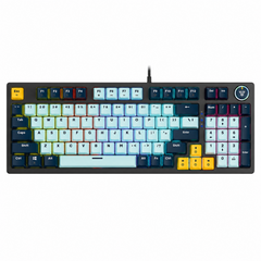 Fantech ATOM96 MK890V2 MIZU Wired Mechanical Keyboard SkyBlue / Navy – Taro Switch