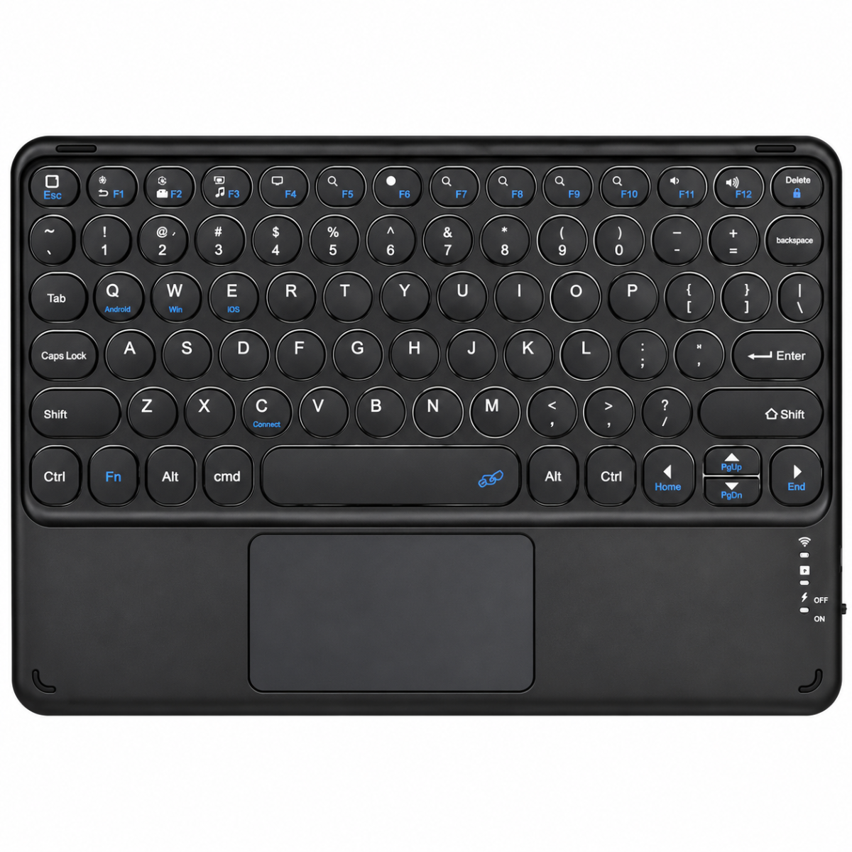 COTECi 64015-BK Universal Touch Smart Keyboard Black