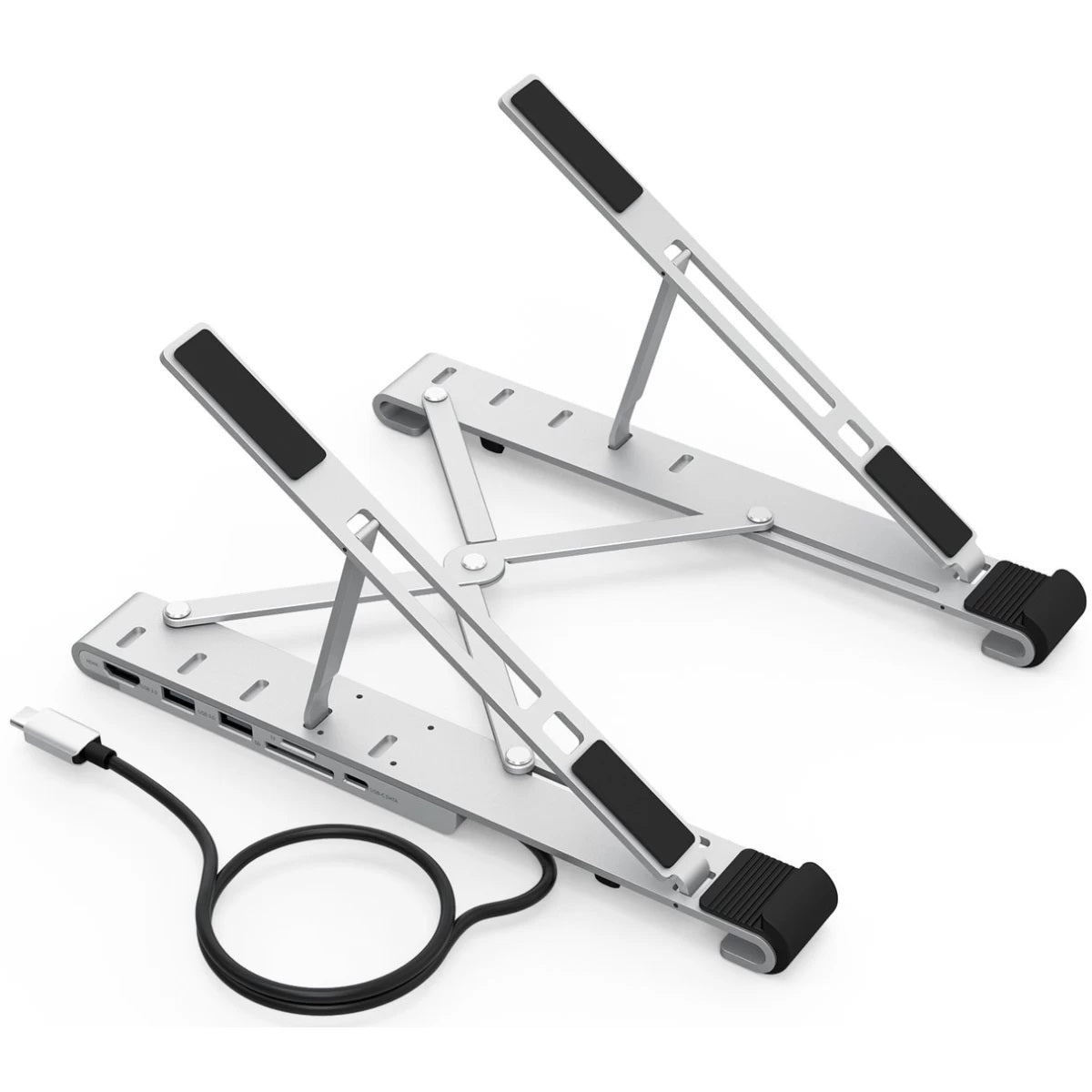CHOETECH HUB - M43 - V1 Collapsible Laptop Stand with USB - C Hub 9 in 1 Docking Station