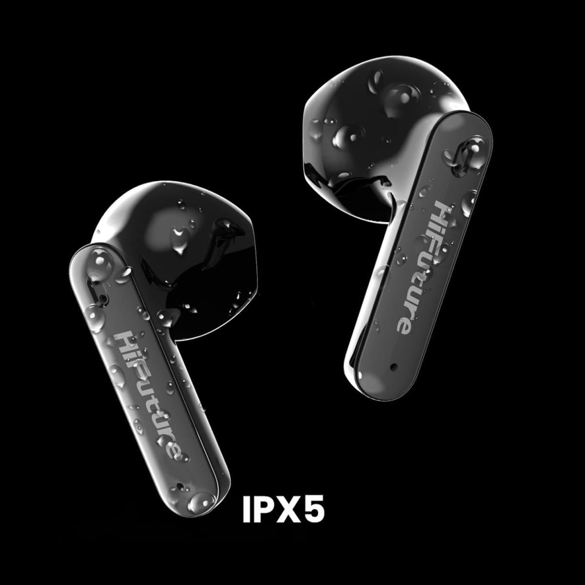 Hifuture Colorbuds2 Tws Earphones, Bluetooth 5.3, 20 Hours Playtime, Ipx5 Sweatproof, Enc For Calls, Dynamic Bass, Wireless Earbuds Black Hifuture Colorbuds2 Tws Earphones, Bluetooth 5.3, 20 Hours Playtime, Ipx5 Sweatproof, Enc For Calls, Dynamic Bass, Wireless Earbuds Black