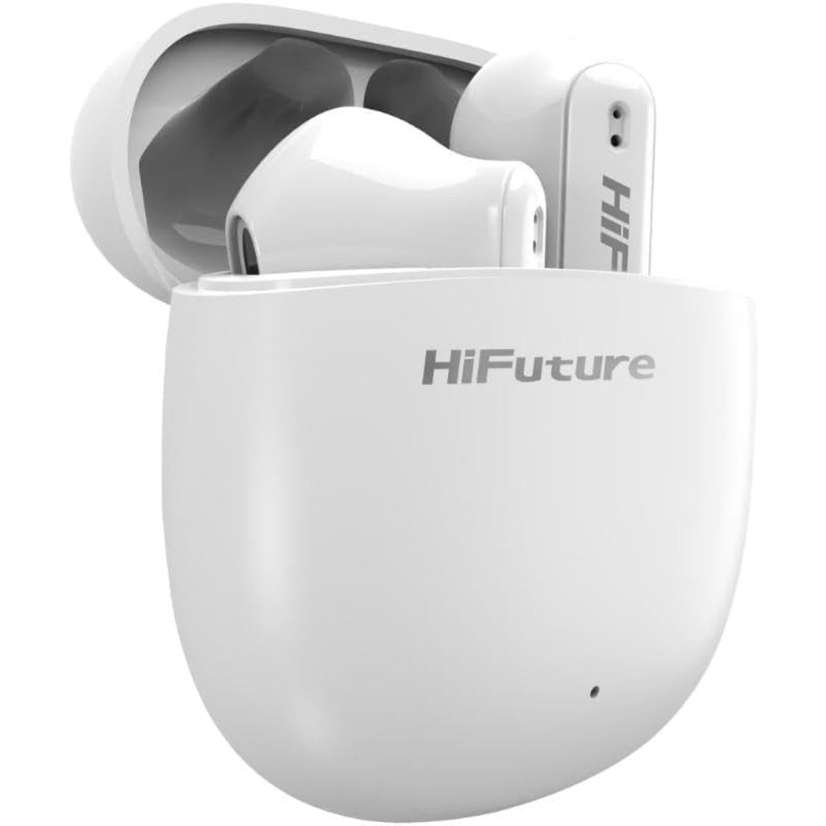Hifuture Colorbuds2 Tws Earphones, Bluetooth 5.3, 20 Hours Playtime, Ipx5 Sweatproof, Enc For Calls, Dynamic Bass, Wireless Earbuds White Hifuture Colorbuds2 Tws Earphones, Bluetooth 5.3, 20 Hours Playtime, Ipx5 Sweatproof, Enc For Calls, Dynamic Bass, Wireless Earbuds White
