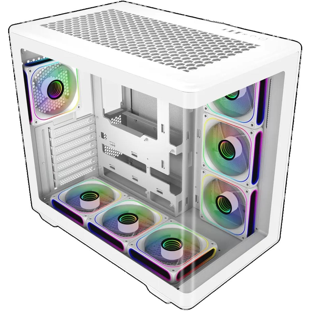 Cooler Master ARGB PC case for desktop computer builds and component installation