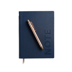 Leather Notebook A5 with Pen, 100g, 100 sheet