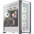 Corsair iCUE 5000D AIRFLOW Tempered Glass Mid-Tower ATX Gaming Case, High-Airflow Front Panel Includes 2x 120mm Fans-White